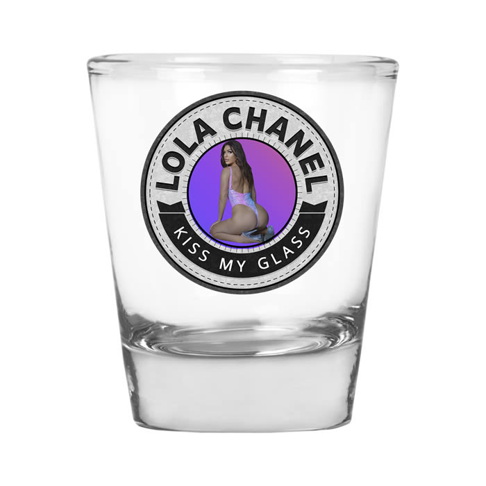 chanel shot glass