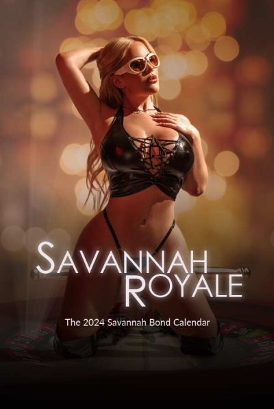 Savannah Royale The 2024 Savannah Bond Calendar FanGear VIP   SavannahBond2024 WebCover 400x596 